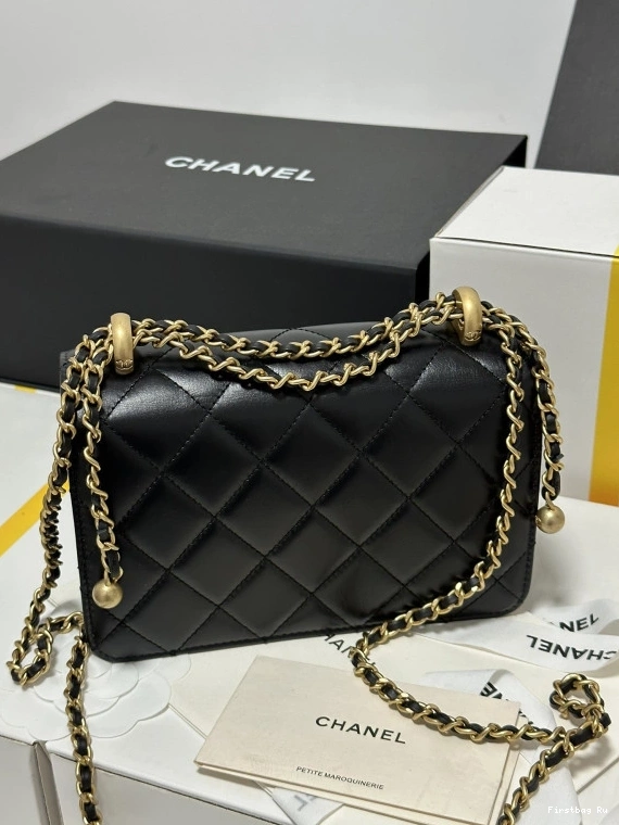 First Bag Ru FLAP -12X19X8CM BAG CHANEL 0816